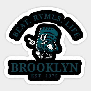 Beats Rhymes Life Brooklyn Sticker